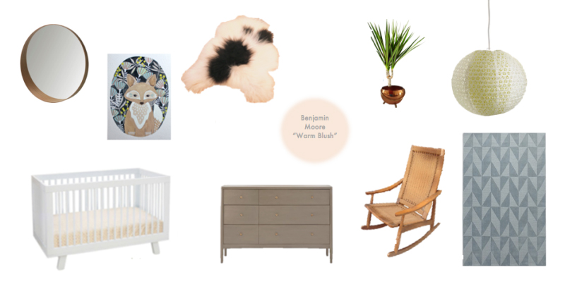 Nursery Style: Blush + Blue