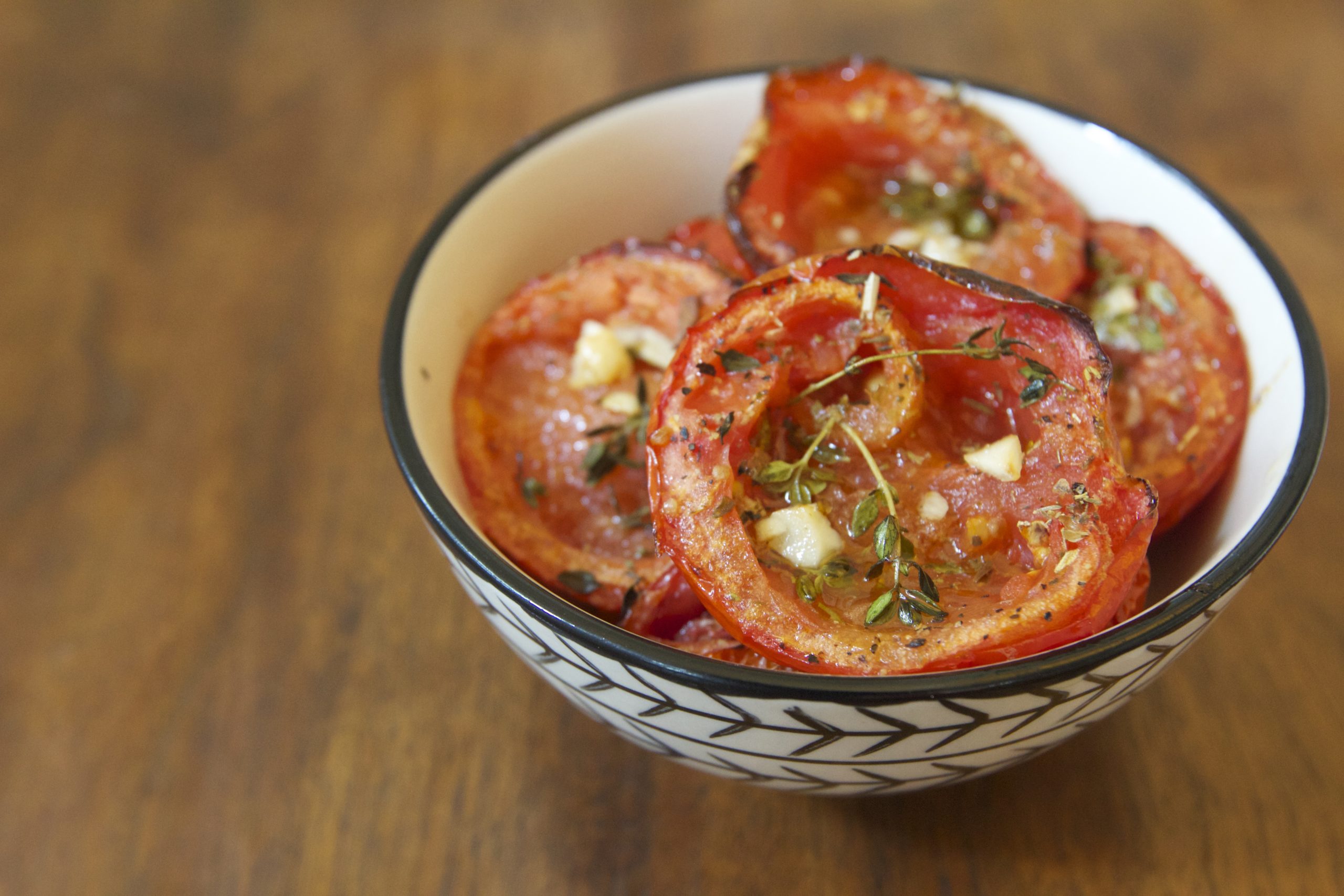 Easy, Kid Friendly Roasted Tomatoes Recipe // Annabode.com