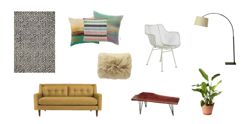 Living Room Style: Mid-Century Bright & Happy