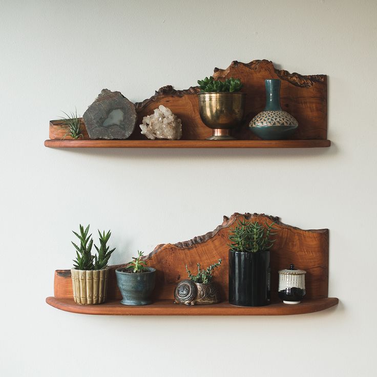 Live Edge Shelves