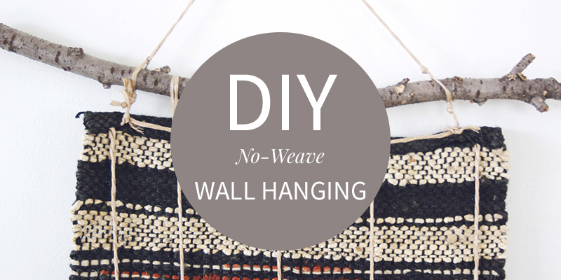How To Make a Wall Hanging Without A Loom