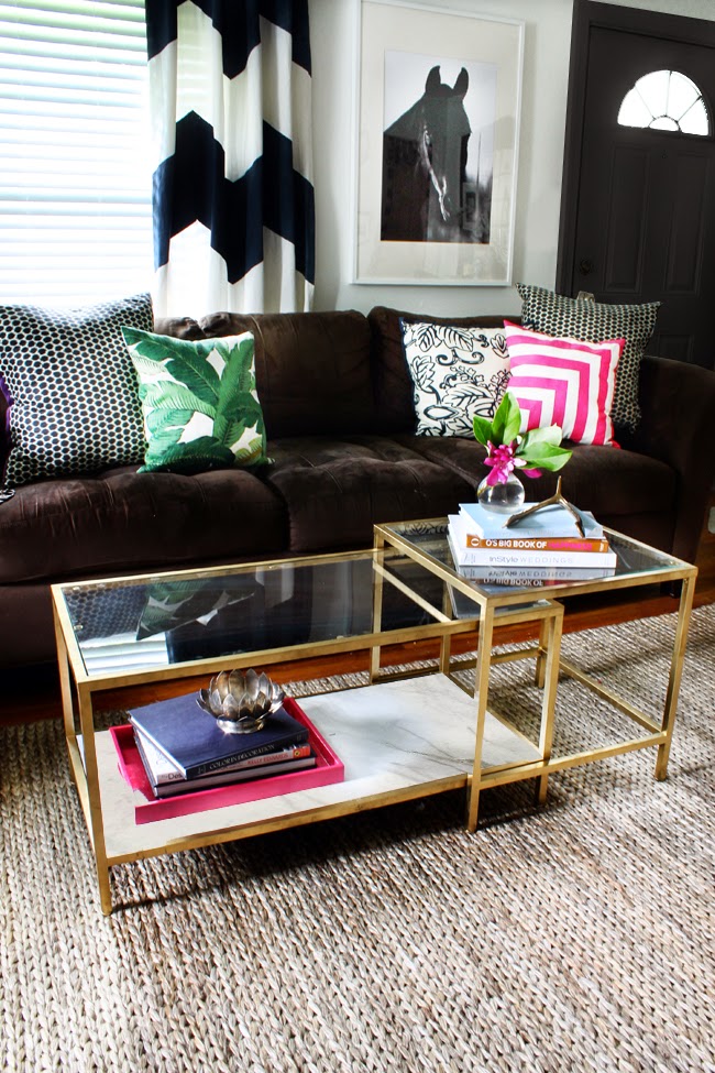 Ikea Hack Gold Spray Paint Vittsjo Nesting Tables