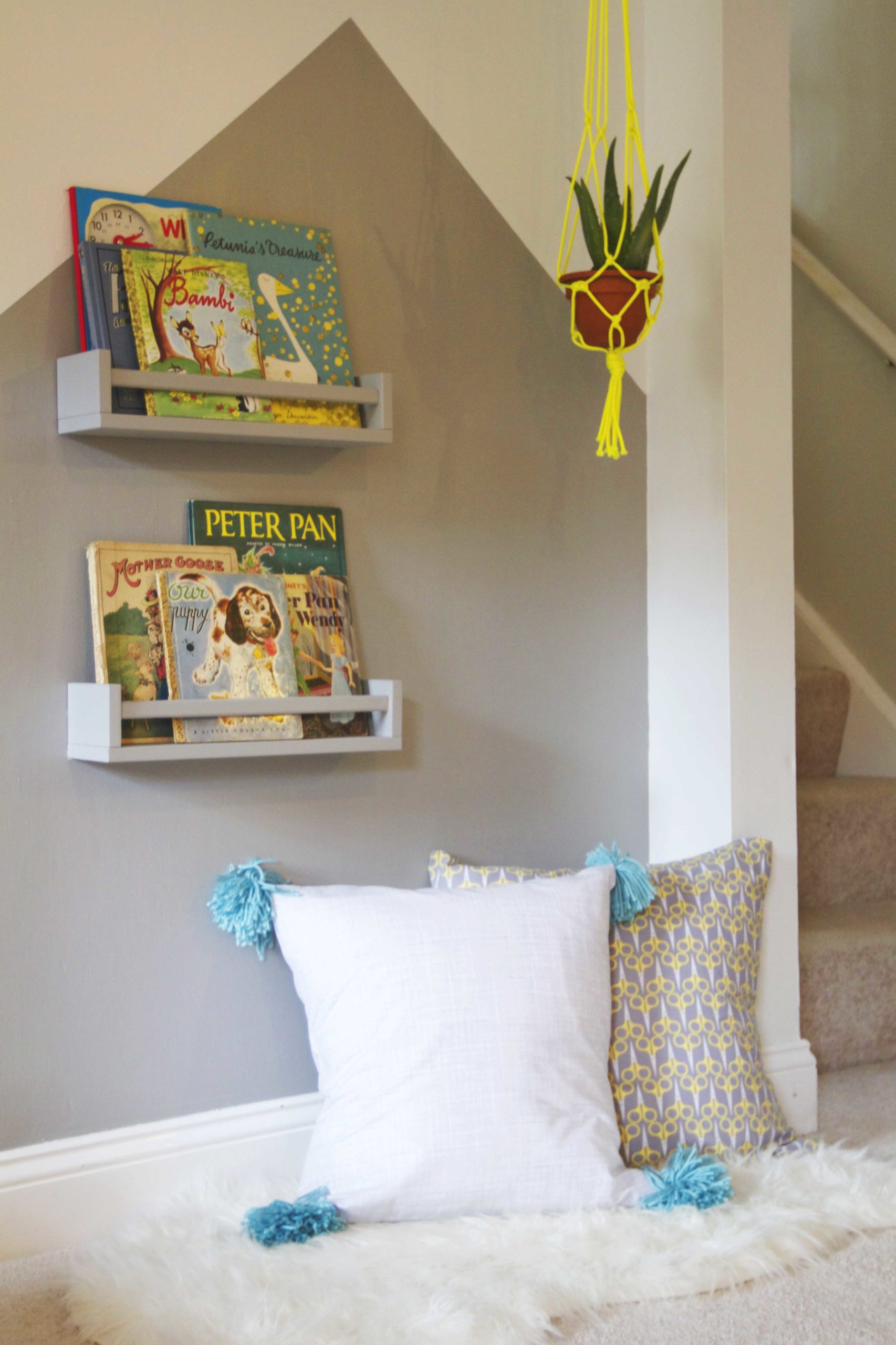 Modern Playroom Reading Nook