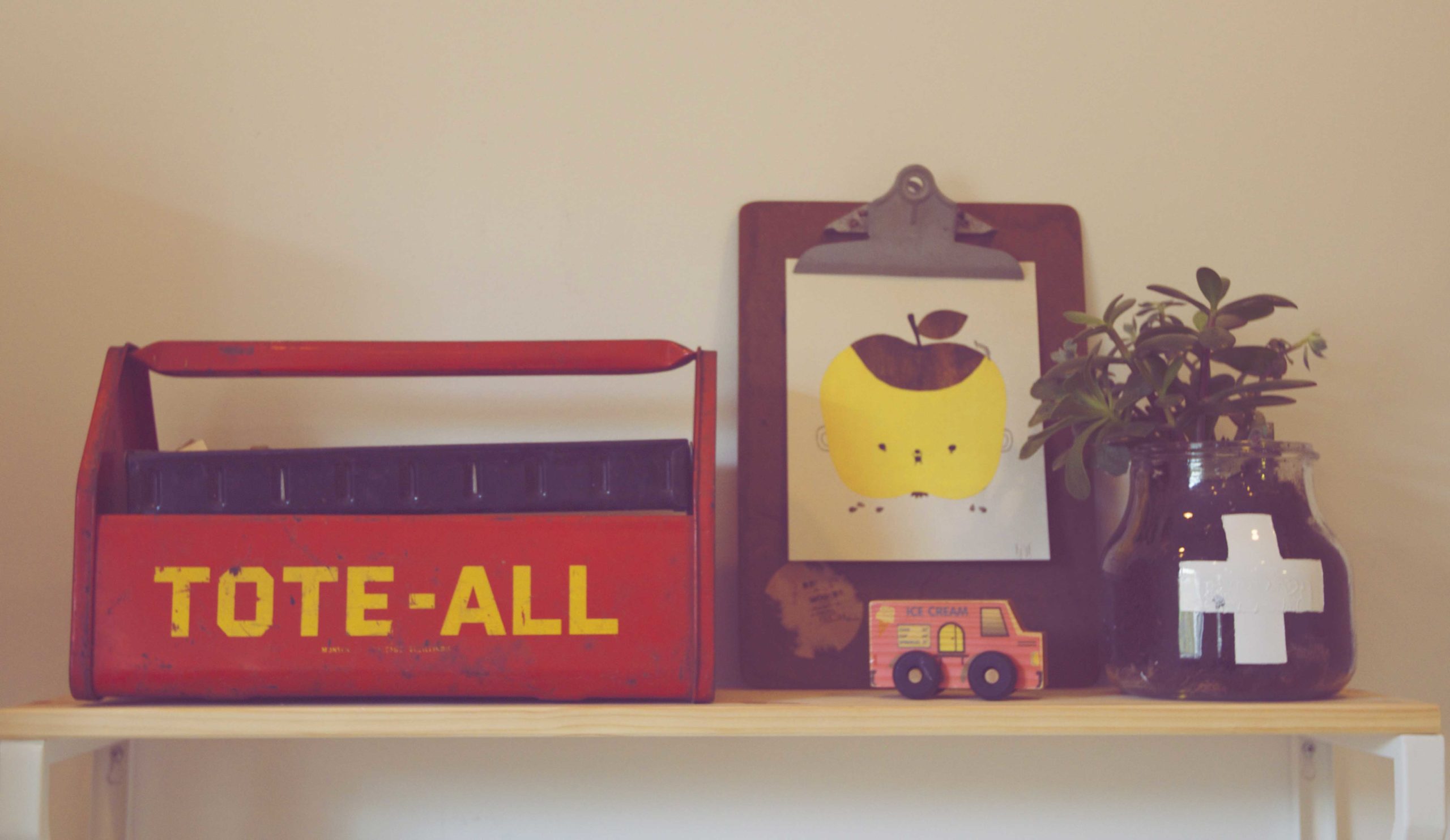 Modern Playroom Shelf