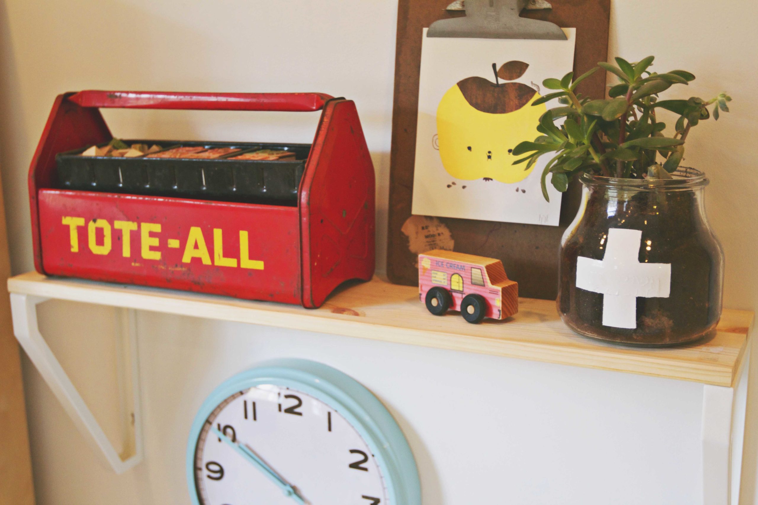 Modern Playroom Shelf 1