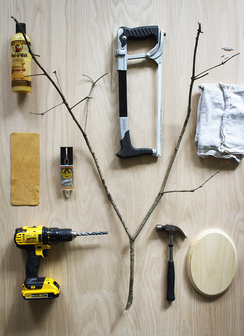 DIY Branch Antlers