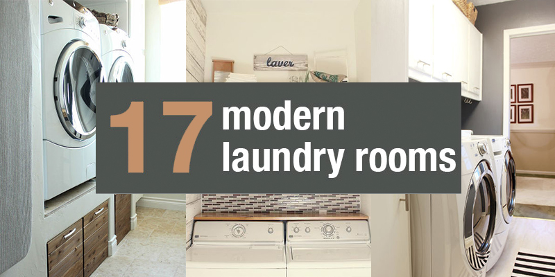 17 Modern Laundry Room Ideas
