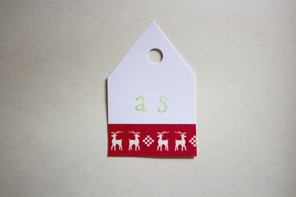 DIY Scandinavian Christmas Place Cards