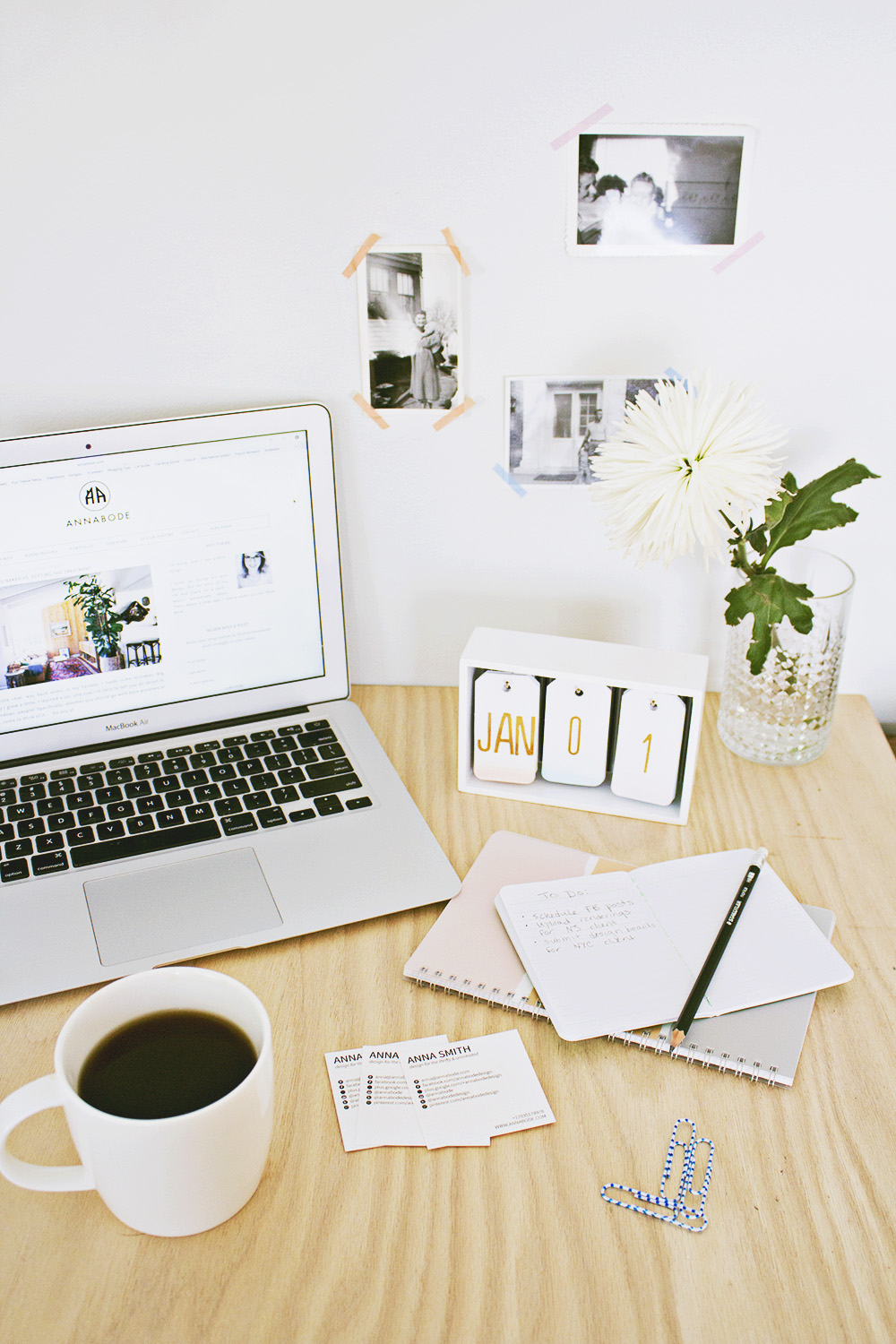 DIY Desk Calendar - Annabode - Denver's #1 Sustainable Interior Design Firm