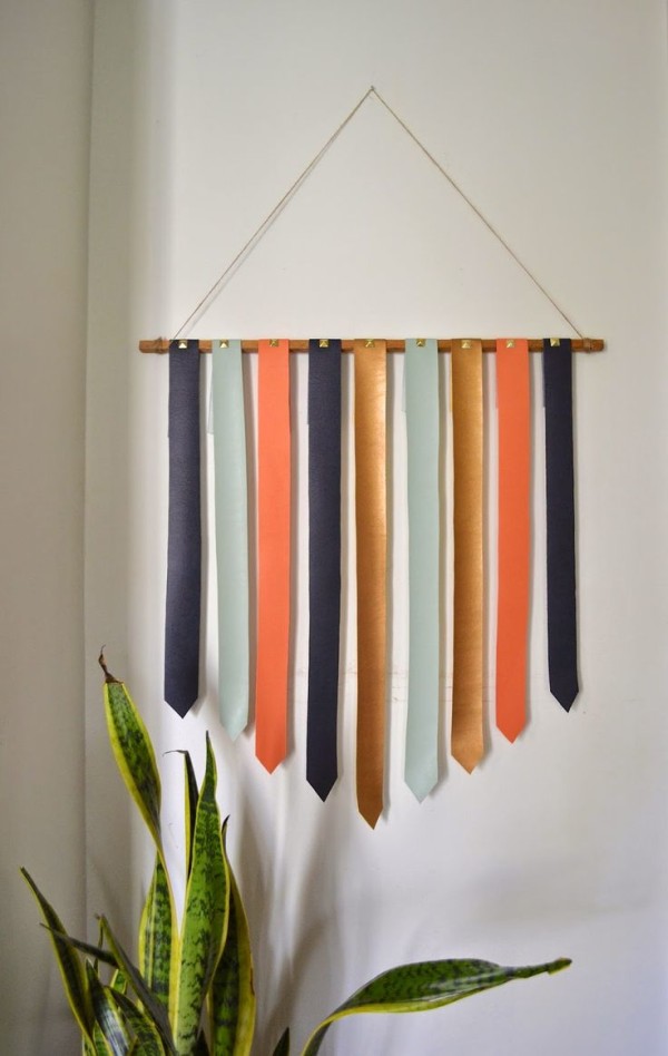 Leather Wall Hanging by design POST interiors