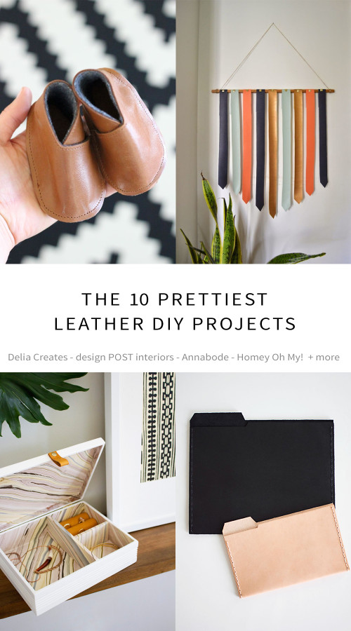 The 10 Prettiest Leather DIY Projects - Annabode - Denver's #1