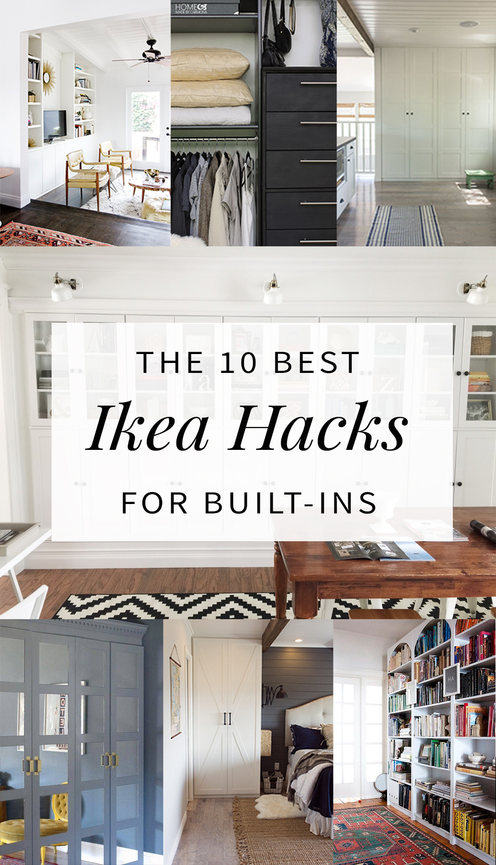 The 10 Best Ikea Hacks for Built Ins