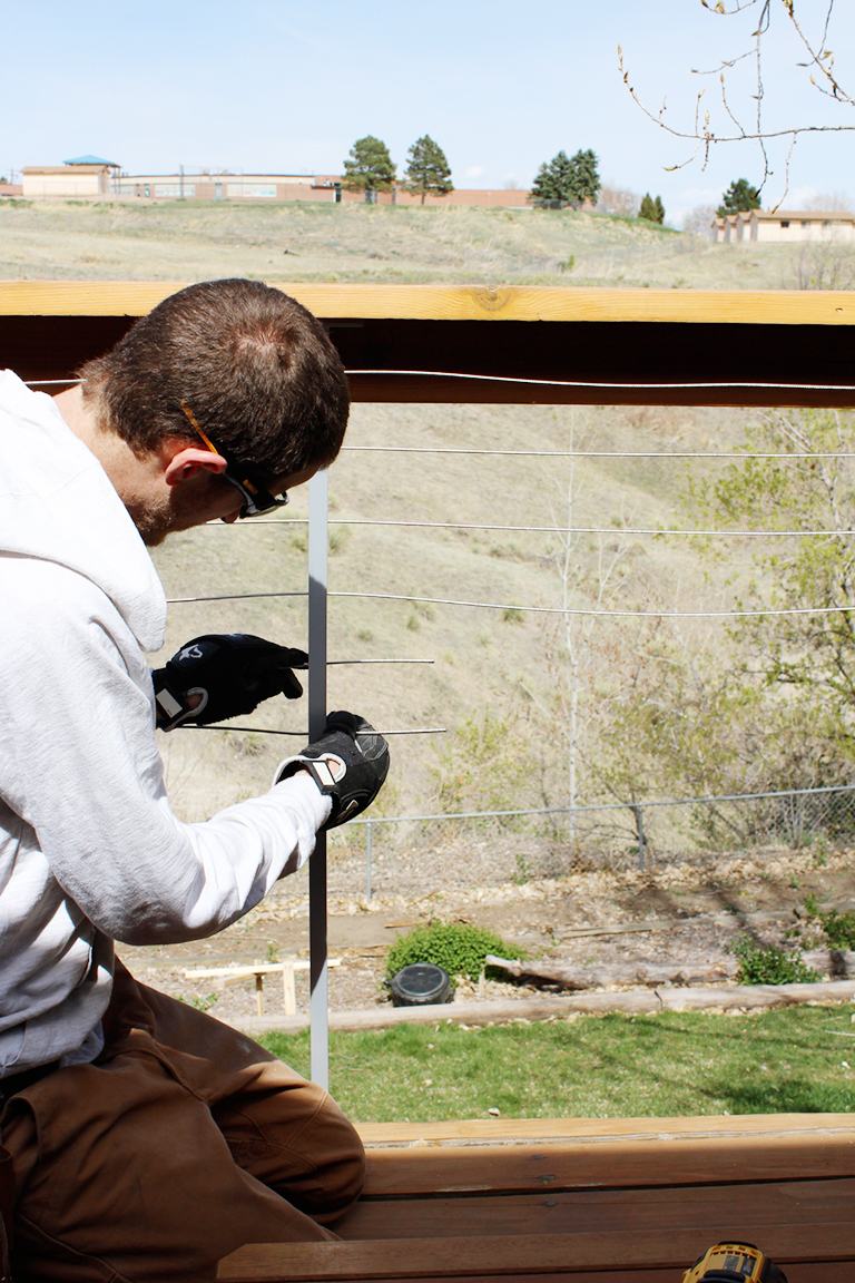 How To Install Diy Cable Rail For A Modern Deck