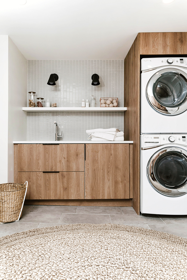 DIY Modern Laundry Room Reveal on Annabode + Co.