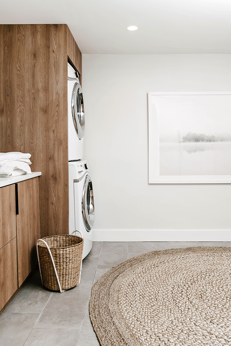 DIY Modern Laundry Room Reveal on Annabode + Co.