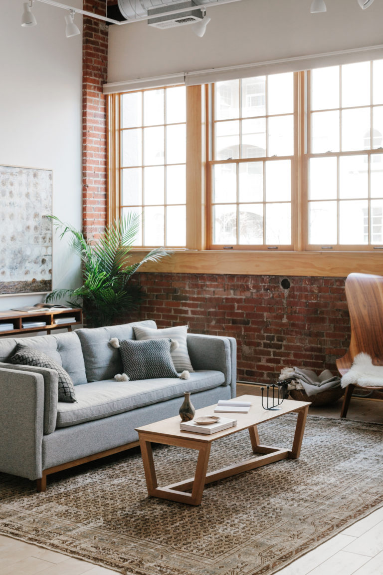 A Modern Industrial Living Room Reveal with Guest House