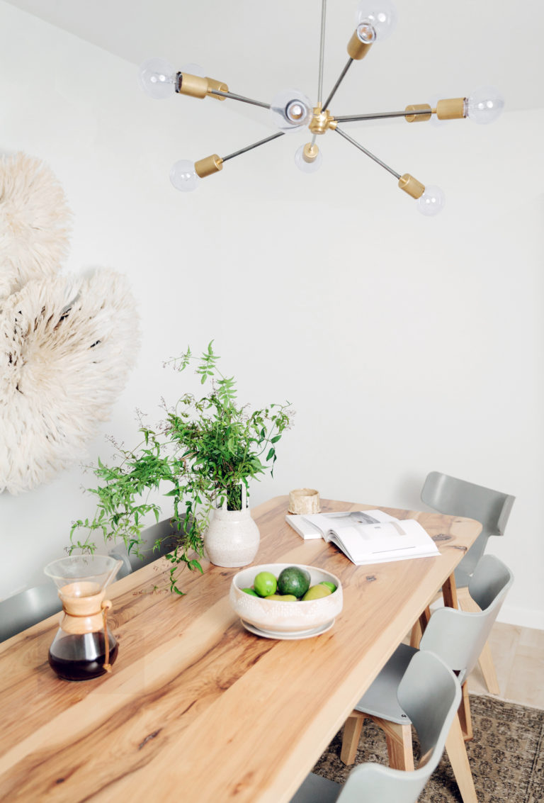 A Neutral Modern Dining Room with Guest House 10