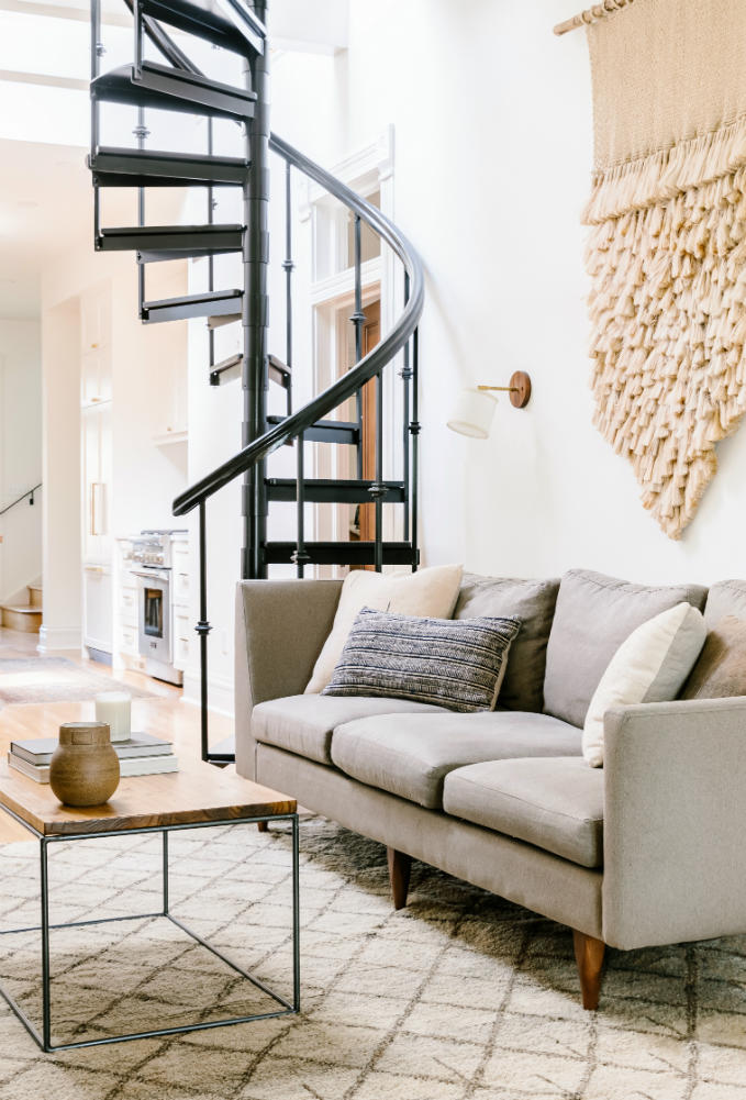 spiral-staircase-living-room-denver-co