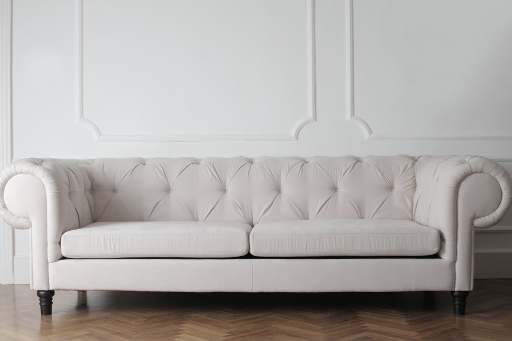 Craigslist White Sofa