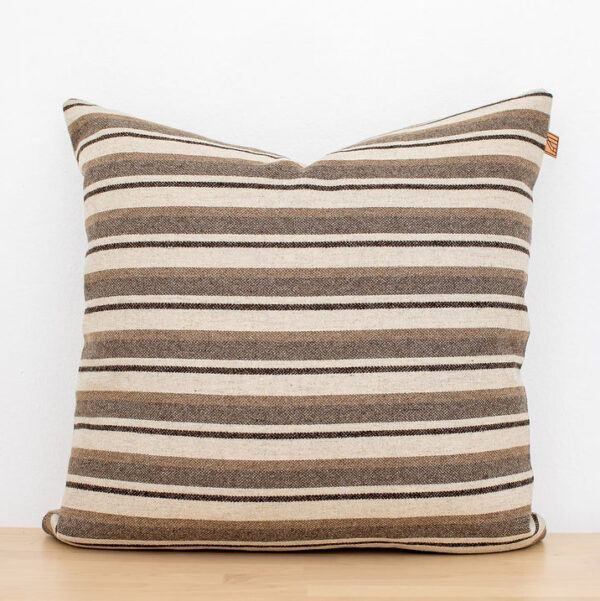 Sustainable Striped Pillow
