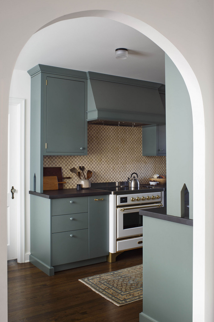 teal_kitchen_cabinets